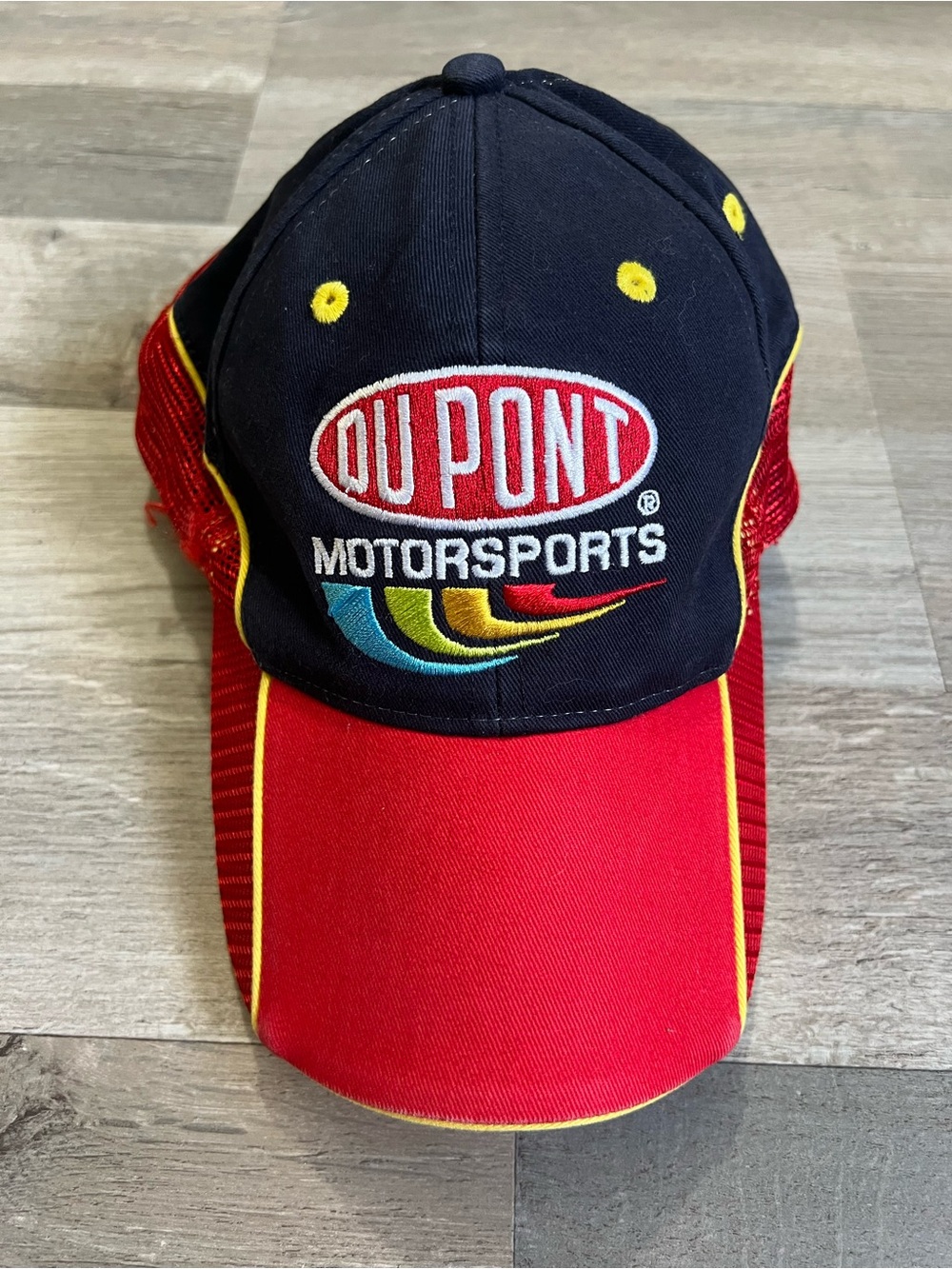 Vintage Jeff Gordon 24 DuPont Motorsports Hat NASCAR Chase Authentics Mesh Cap
